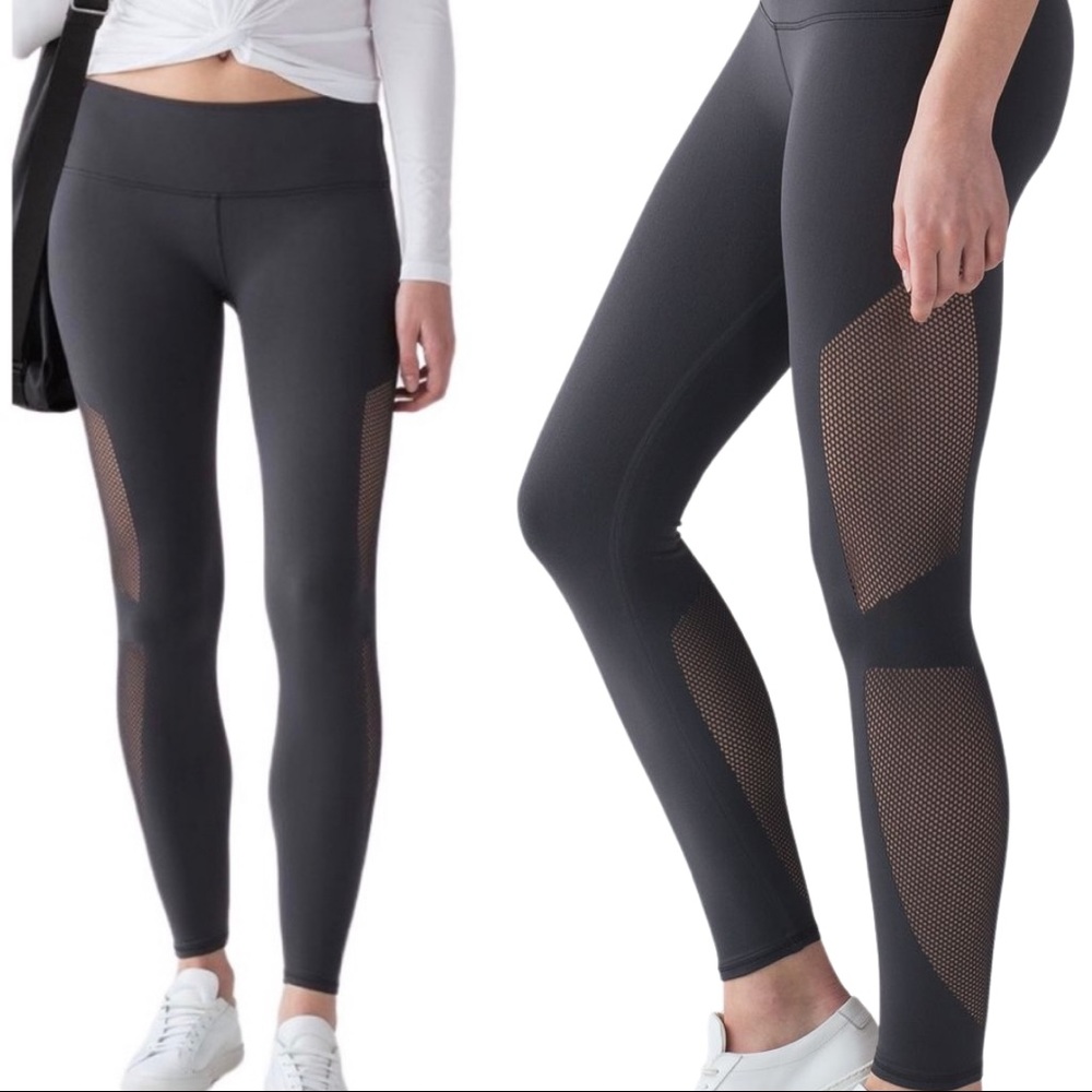 Lululemon First Release 7/8 Mesh Reveal Tights S/4